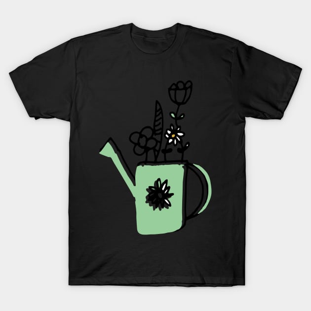 Watering Can T-Shirt by bruxamagica